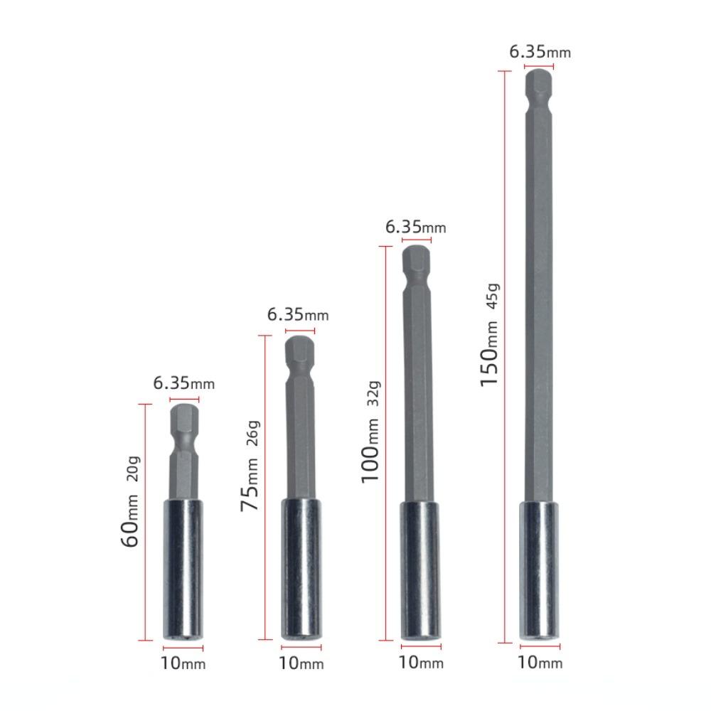 20-1PCS Hex Shank Drill Bit 60MM-150MM Magnetic Screwdriver Extended Link Screwdriver Head Holder Kit Rotary Tool Accessories