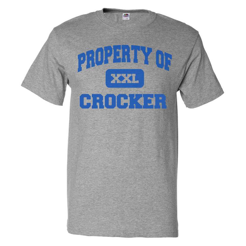 Camiseta Property of Crocker Camiseta DivertidaSe abre en una nueva ventana o pestaña 4XL