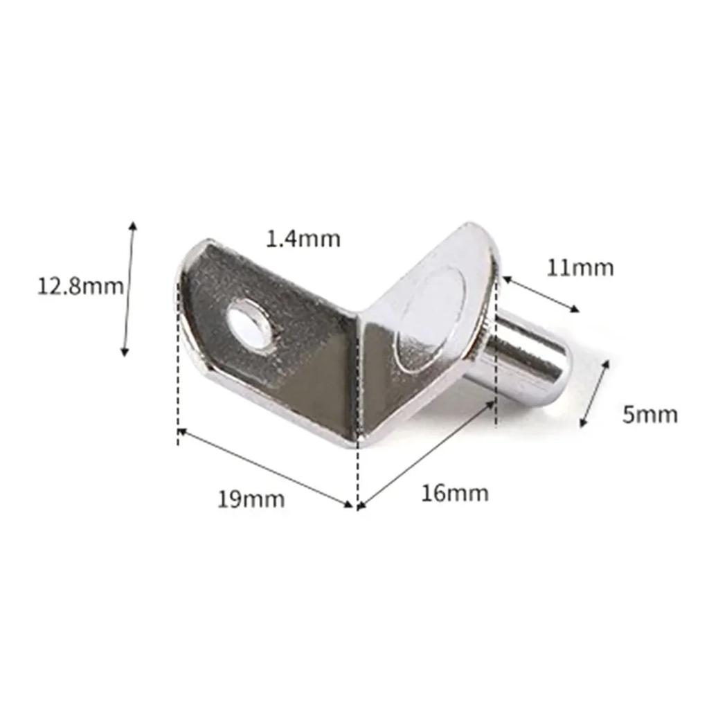 Schrankzubehör Regalstütze Stift Schrank Hartes Eisen Metall 5mm Korrosionsschutz Winkel Stift Trenner Regale Stifte