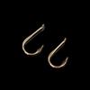 20Pcs/Pack Single Golden Fishing Hooks Barbed Gold Fish Hooks Barbed Hook  Fishing Lover