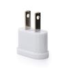 Lingzaling Domestic Conversion European Type To Japan Allows Use of Foreign Electrical Products In Set of 2 Plug, (SE/C) (A) Type, Japan, (White)