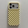 Creative Advanced Stereoscopic Hollow Out Pearl Round Bead Shock Proof Phone Cover Case For iPhone 17 16 15 14 13 Pro Max