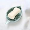 Creative Leaf Soap Holder with 3 Colors, Anti Slip Soap Box, Toilet Shower Tray, Drainage Rack, Bathroom Small Tools