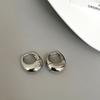 Smooth Metal Chunky Hoop Earrings Versatile Ear Clips Fashion Earring Jewelry  for Women