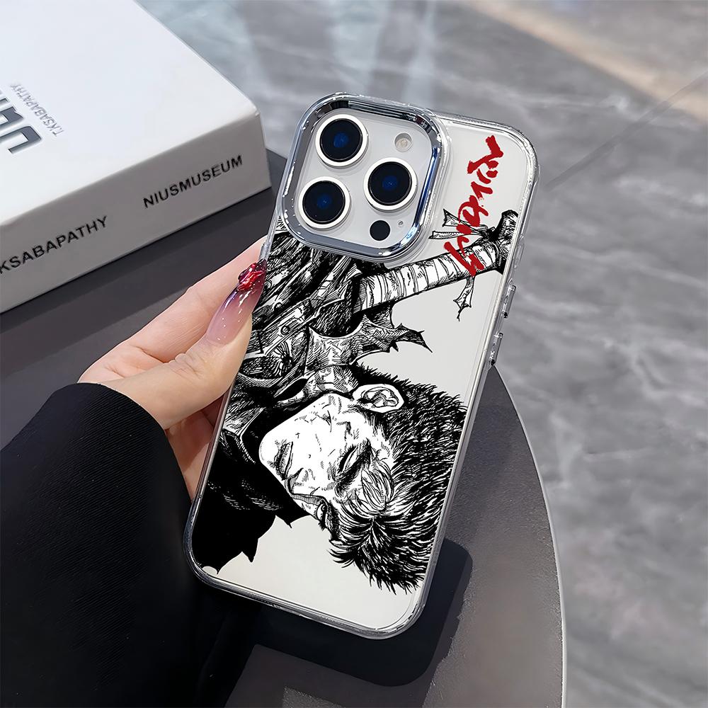 New Japanese Hot Blood Anime Berserk Guts Phone Case For iPhone 17 16e 16 15 14 13 12 11mini Pro Max X XR XSMAX 8 Air Plus Cover