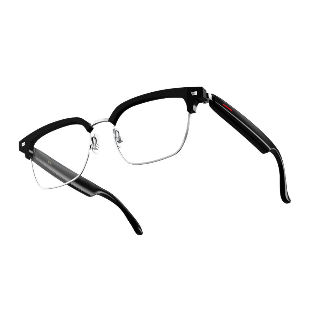 E13 AI Bluetooth-Brille der 3. Generation: Ohrhörer, Sprachübersetzer und Sonnenbrille mit austauschbarem Rahmen