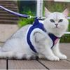 Ranboer Pet Cozy Corduroy Harness Set, Navy