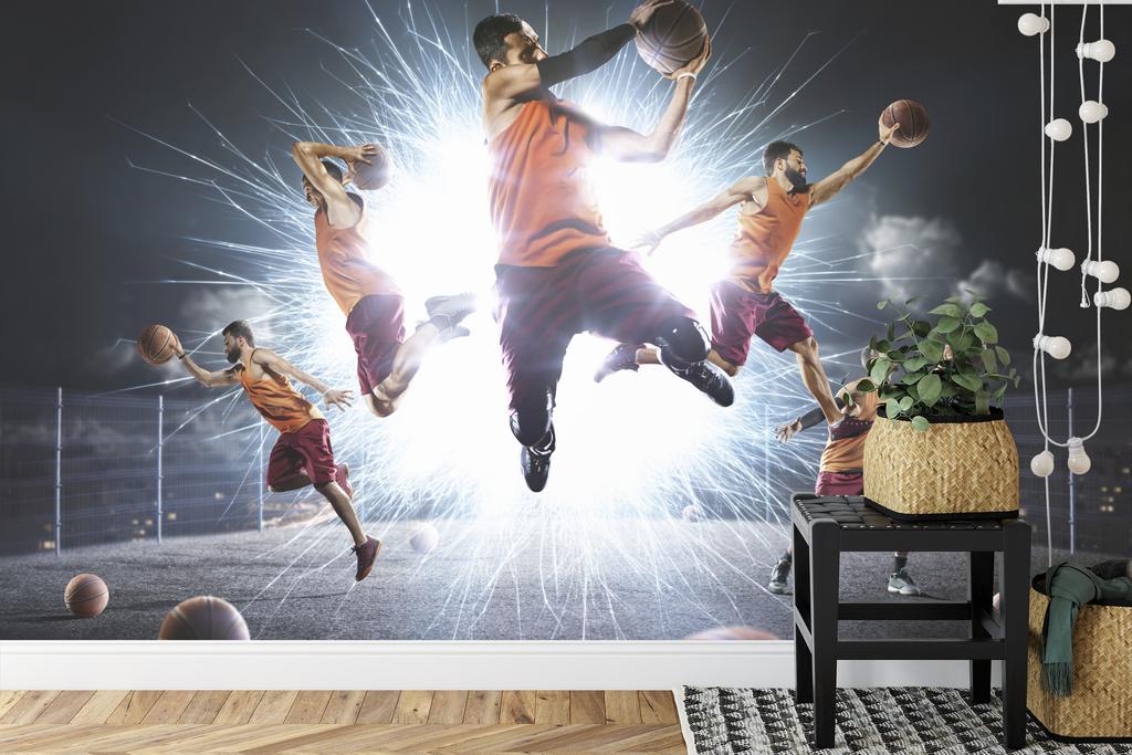 Photomural Street Basketball Self-Adhesive Mural 208x146
