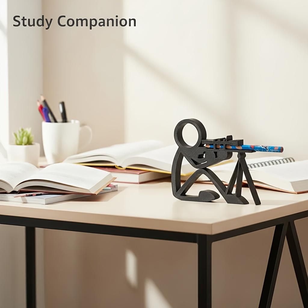 3D Printed Stick Figure Pencil Holders Including Pen Stands Pen Containers Desktop Ornaments Stationery Desktop Sculptures Gifts
