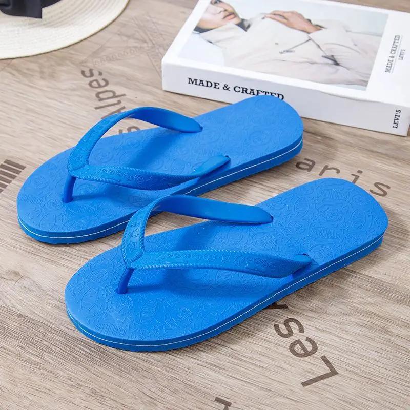 Fashion Male Slipper Bathroom Flip Flops Plain Slides Designer Luxury Clappers 2025 Casual Low Price Fashion Adult Trend Eva Men's Shoe