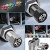 Set da 4 Pezzi Tappi Valvola Pneumatici Ruote in Lega Metallica 3D Styling Auto Per Volkswagen Tiguan VW GTI TOURAN GOLF POLO 4 motion MTM MK6 Rline Up7