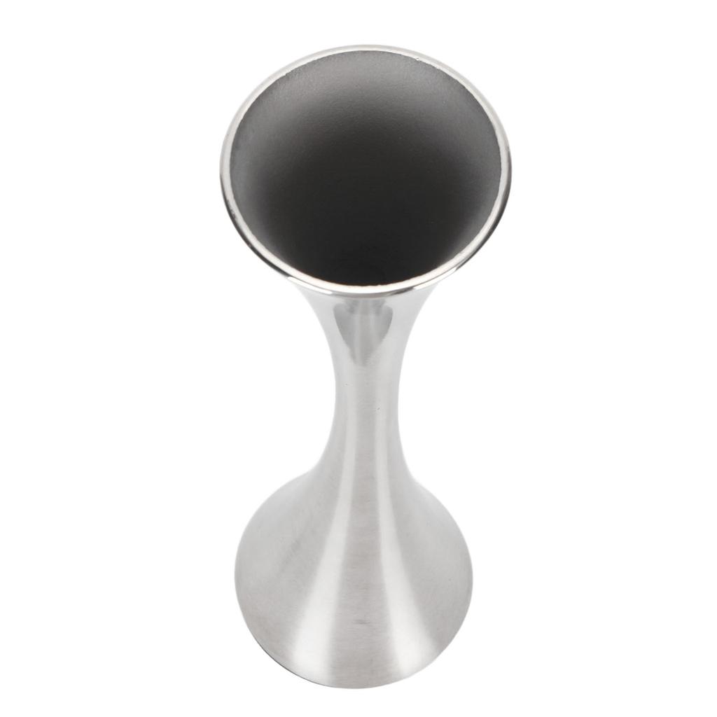Stainless Steel Vase Innovative Elegant Modern Style Round Mouth Metal Flower Vase for Living Room Table
