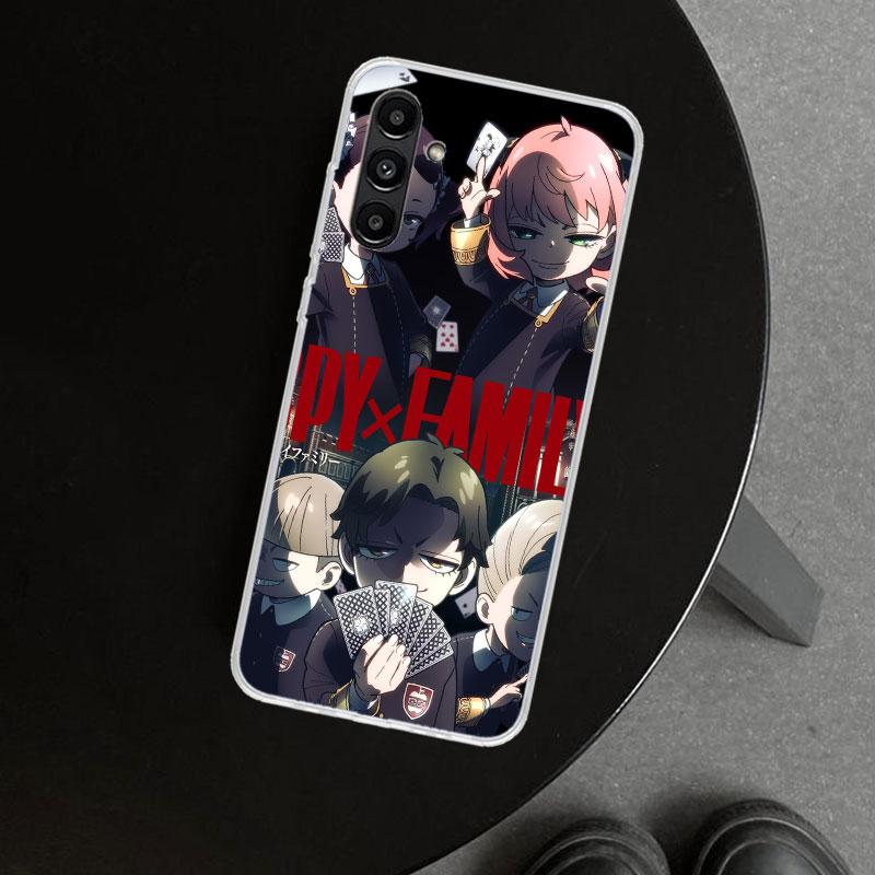 Anime S-Spy Family Anya Phone Case Cover for Samsung Galaxy A17 A16 A26 A36 A56 A57 A37 A15 A25 A35 A55 A14 A24 A34 A54 A13 A23