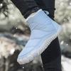 Women's Plush Snow Boots Men's High-top Cotton Shoes Warm Short Boots Non-slip Winter Hiking Shoes