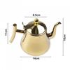 Sturdy Stainless Steel Teapot for Induction Cooker Built In Filter Design