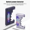 Black Portable Battery Capacity Indicator Compact Size Lithium Battery Level Tester Digital Display Battery Voltage Meter