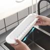 Escorredor de Pia Telescópico Porta Sabão Esponja Autoadesivo Porta Papel Cozinha