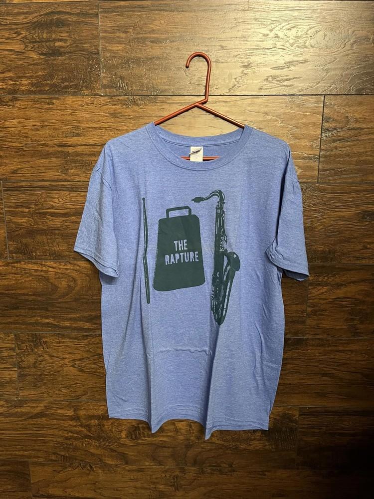 Винтажная футболка группы The Rapture с саксофоном Rapture Shirt - M Унисекс S