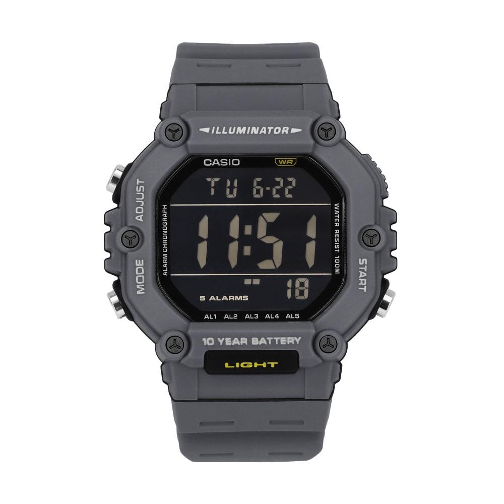 CaSio Men S Digital SportS Military Urethane Watch Ae 1600h 8bvdf AE-1600H-8BVDF