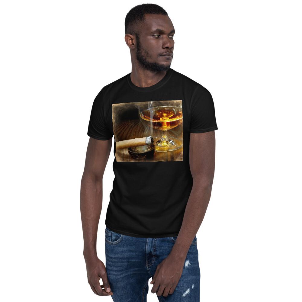 

Cigar And Cordial Painting Cigars TShirt Unisex T-Shirt XXXL