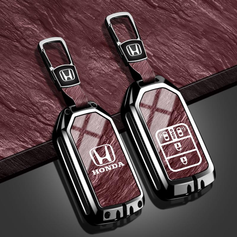 4 Buttons Car Key Case For Honda New NBOX Custom N-BOX JF3/JF4 JF1/JF2 N-BOX+ Plus N Wagon N-One Fob Cover Keychain Accessories