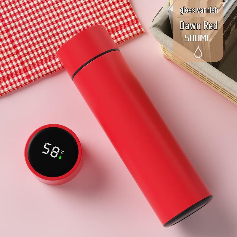 Shangqi Smart Digital Temperature Display 316 Stainless Steel Insulated Thermos