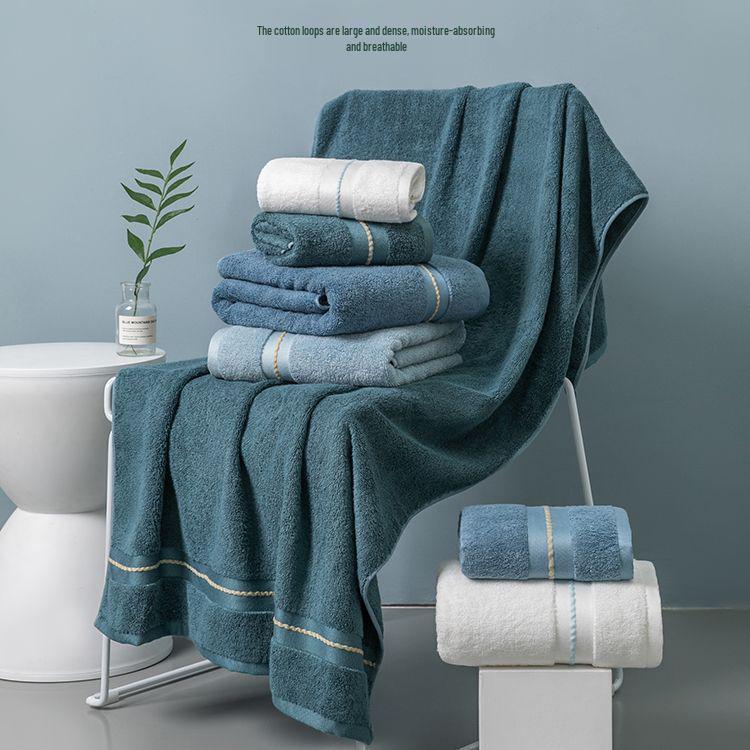 Luxury Bamboo Bath Towel - Thick, Quick-Drying & Non-Shedding for Couples
