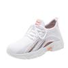 Shoes Women's Spring and Autumn New Trendy Sports Shoes Thick Sole Heightening Casual Single Shoes Breathable Flying Woven Women's Shoes