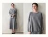 Women's Cashmere Sweater - Solid Color Loose Pullover, Long Sleeve, Korean Style for Autumn & Winter