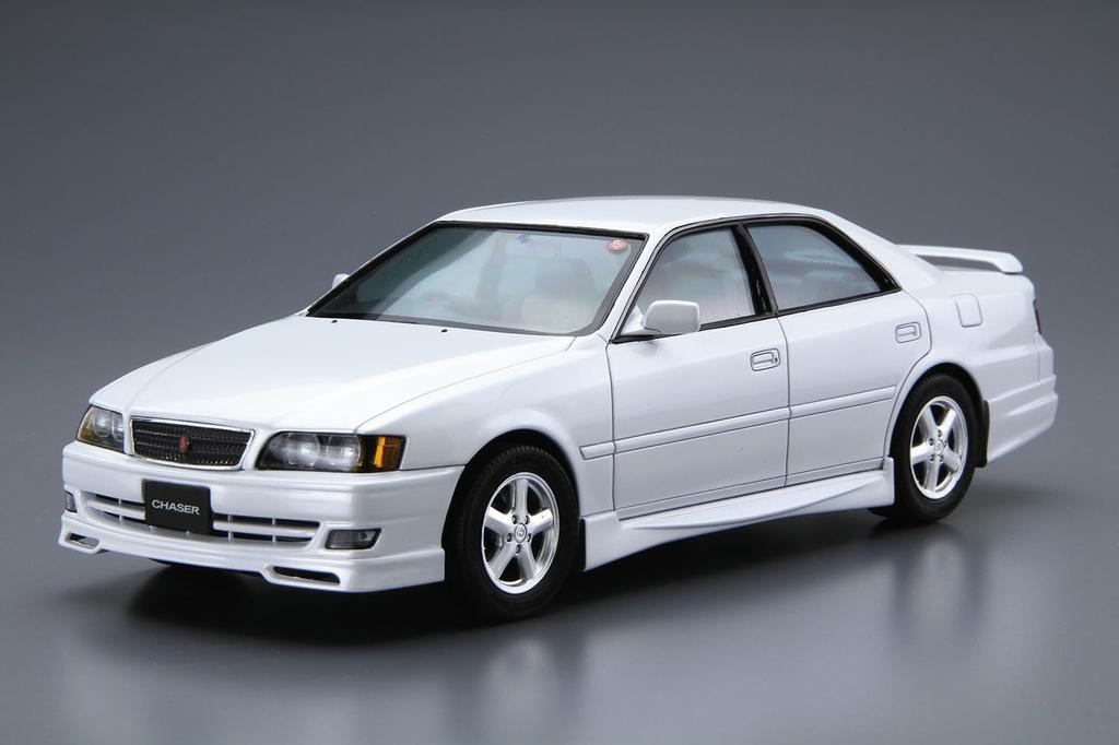 Aoshima Bunka Kyozai The Model Car Toyota JZX100 Chaser Tourer V Plastic Model (AOSHIMA) 1/24 '98