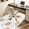 Football Pattern Chair Mat Office Carpet, Oversized Rug for Home Decor, Gift Idea for Football Lovers, Suitable for Bedroom, Living Room