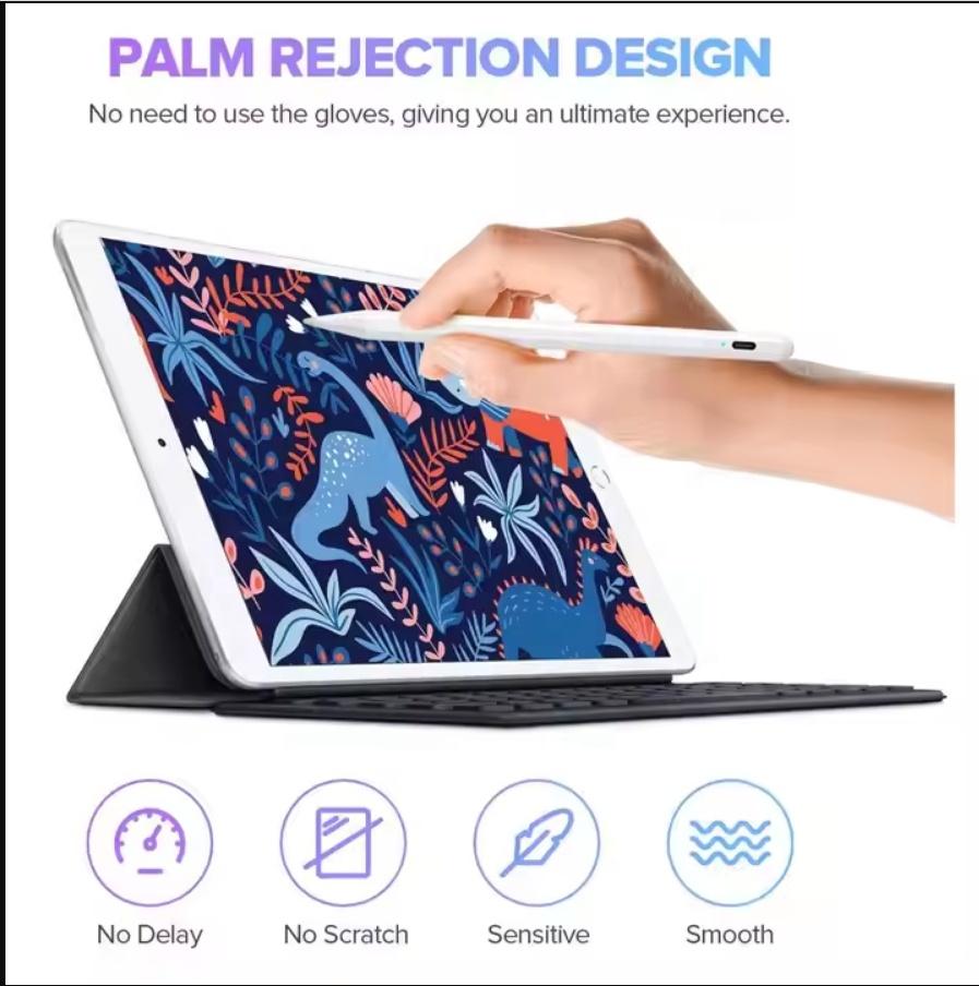 New Palm Rejection Active Stylus Smart Pen Rechargeable Anti-miss Touch Tilt Angle Design Drawing Tablet Pencil for Ipad 10