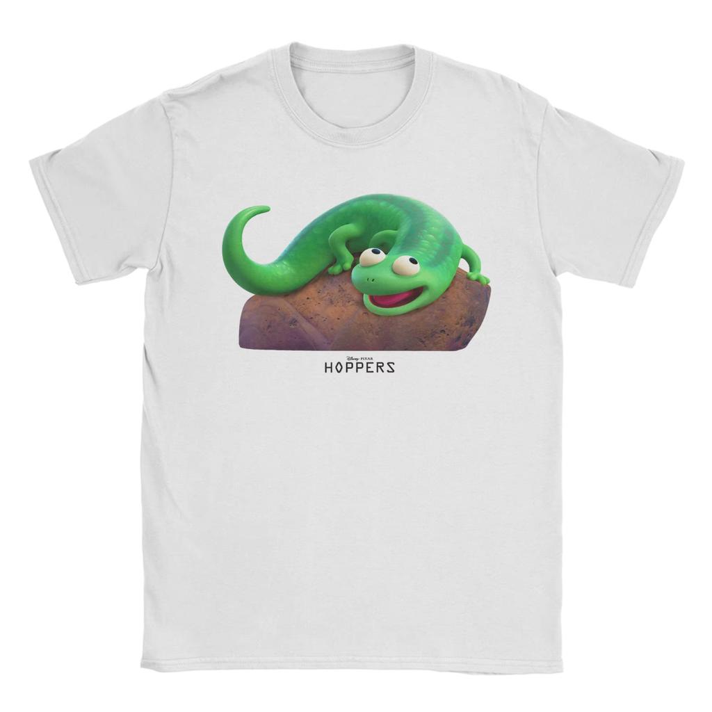 T-shirt Unica Hoppers Tom The Lizard Poses per Unisex Girocollo Puro Cotone T-shirt Manica Corta Top da Festa