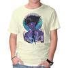 Unisex Crew Neck T-Shirt Dark Dragon Graphic Short Sleeve Casual Tee