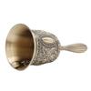 Zinc Alloy Rose Pattern Dinner Hotel Calls Handbell Hand Bell Metal Handicraft Christmas Gifts