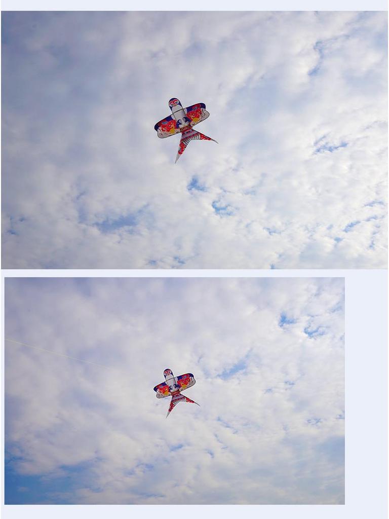 Retro 3D Bamboo Skewer Kite DIY Kit for Kids & Adults