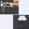 High-Precision Stainless Steel Hexagon Wet Film Comb Paint Wet Film Thickness Gauge Comb