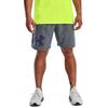Under Armour Logo Printed Elastic Waist Training Sports Shorts Men Bottoms Gray 1377139-012