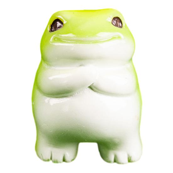 

Mini Resin Frog Figurine Small Little Animal Ornament Cartoon Miniature Frog Statue for Micro Fairy Garden Landscape DIY Terrarium Crafts B