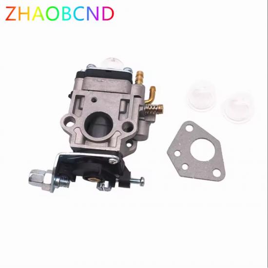 15mm Carburetor Kit for Engine 40-5 44-5 For Brushcutter 43cc 49cc 52cc Strimmer Cutter Chainsaw Carb Carburetors Jets 1