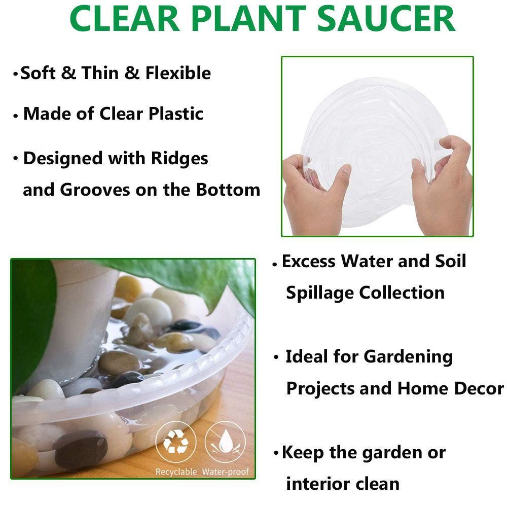 Plastic Flower Pot Sturdy Drip Trays High Quality Flower Tray  Indoor And Out Door Plant