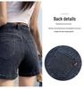 High-Waisted Elastic Denim Shorts for Women - Summer Slimming, Plus Size, Loose Wide-Leg, A-Line Style