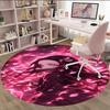 1pc nezouko  Carpet, Round Rug, Comfortable, Suitable for Entryways, Living Rooms, Office, And Bedrooms, Christmas Decoration