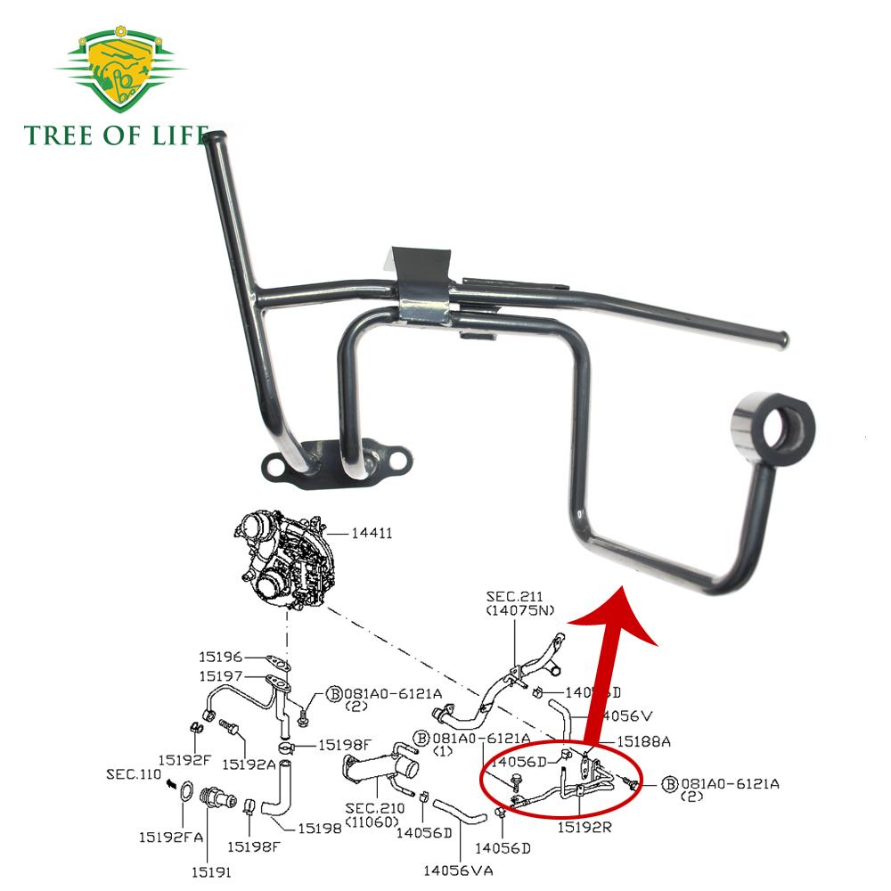 

Turbocharger Water Outlet Tube Pipe For Nissan Navara II D40T YD25 2006 2007 2008 2009 2010 2011 2012 TUBE ASSY-WATER OUTLET 14498-EB70A