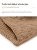 Autumn/Winter 100% Cashmere Velvet-Lined Wool Knit Hat