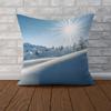 Natural Scenery Snow Outdoor Pillow Case For Car Sofa Decorative Home Double-sided Print Plush Square Throw Pillow Cushion Cover