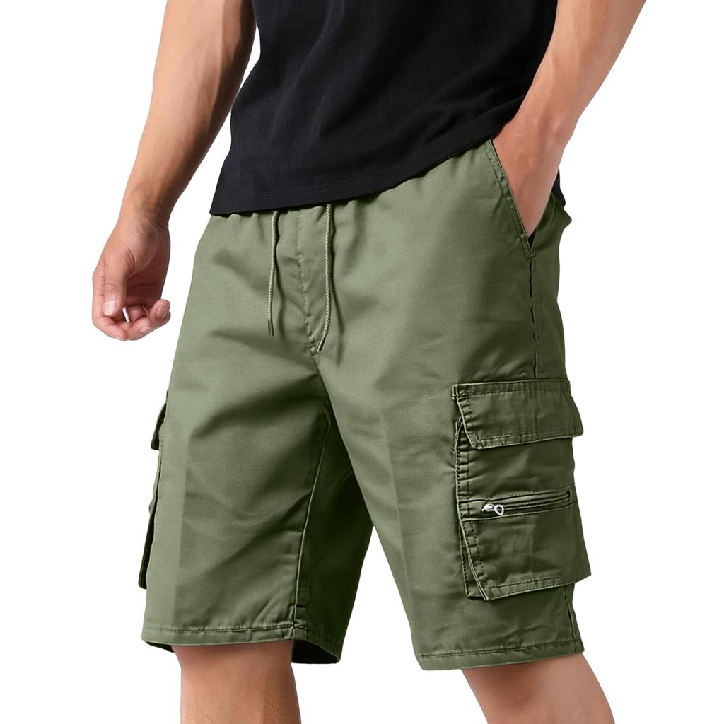 Men's Casual Five-pocket Pants - Loose, Multi-pocket Outdoor Sports Shorts
