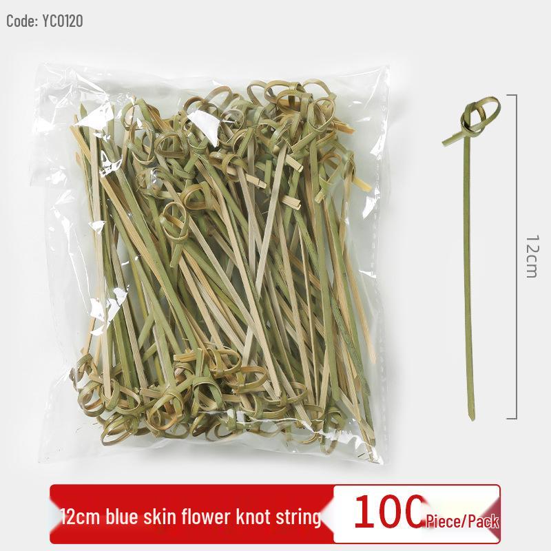 Creative Bamboo Fruit & Flower Picks for Parties, Cocktails, Burgers, & Easter Decorations