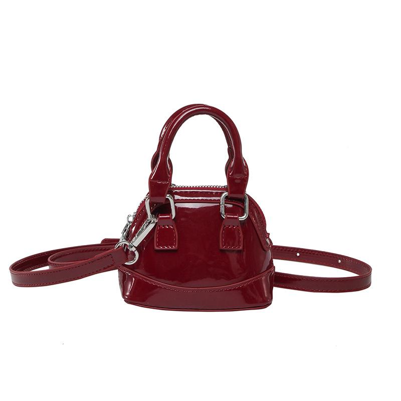 Fashion Mini Shell Bag Trend Temperament Simple 2025 Niche Design Summer Messenger Women's Bag Foreign Style Shoulder Bag