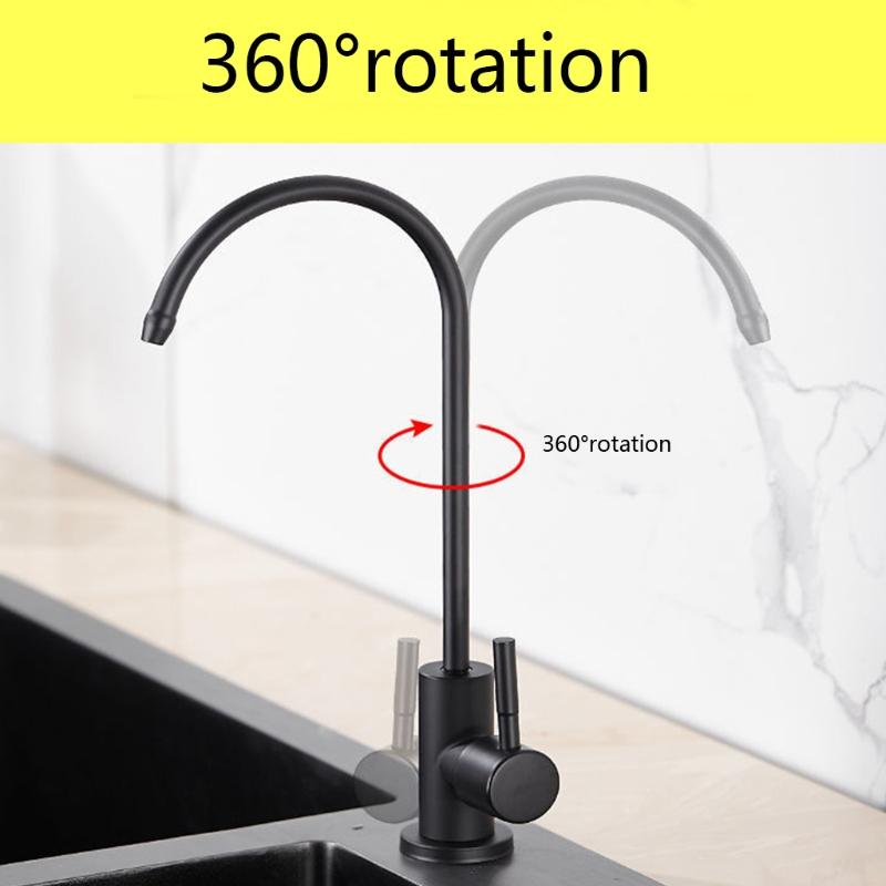 Drinking Water Faucet Kitchen Bar Sink Faucet Stainless Steel Water Filter Faucet for Drinking, Kitchen Cooking